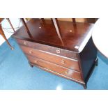 A Stag Minstrel chest of drawers and a stool