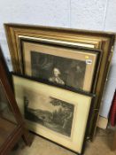 Quantity of antique prints