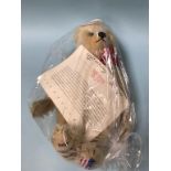 A Steiff 'First American' Teddy Bear, with white tag, number 667183, limited production in 2003,