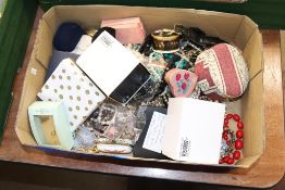 A large quantity of costume jewellery