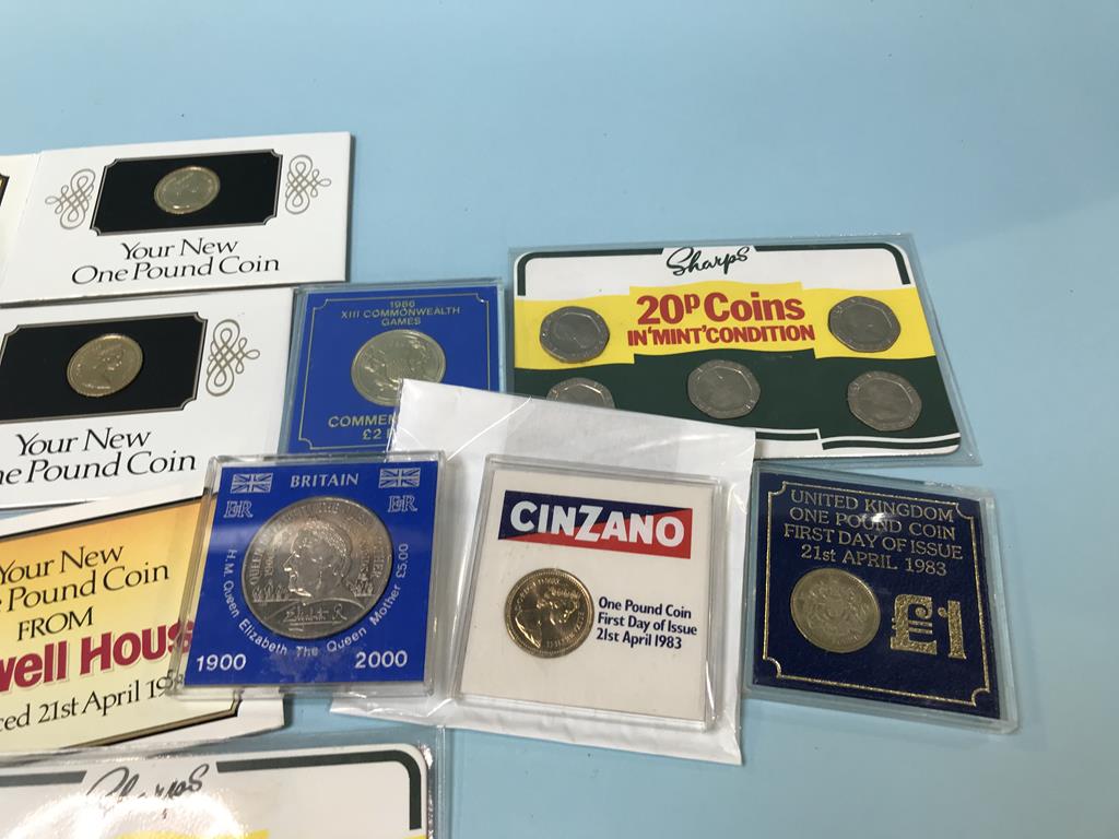A collection of decimal coins - Image 4 of 6