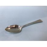 A silver serving spoon, John Robertson and John Walton, Newcastle, 1813, 2oz