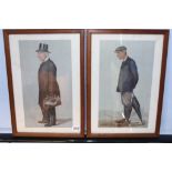 A set of four Vanity Fair prints, 39cm x 26cm