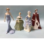 Four Royal Doulton ladies