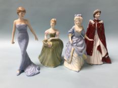 Four Royal Doulton ladies