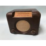 A Bush Bakelite radio