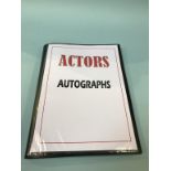 Autographs; Thirty signatures with photographs, Jeremy Brett, Denzel Washington, David Hasselhoff,