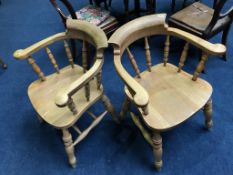 Two smokers bow armchairs