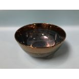 An Atkinson-Jones copper Lustreware bowl
