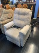 A recliner chair