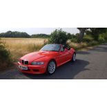 A BMW Z3 Roadster, 1.9i, mileage 35,867, MOT to 28/03/23, KAZ 7858, first registered 23 July 2002