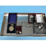 Assorted silver jewellery etc.