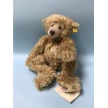 A Steiff 'Snobby' Teddy Bear, with yellow tag, number 028267, golden mohair, with chest tag and