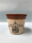 Advertising; a milk jug, 'Maypole Dairy Co. Ltd', 15cm height