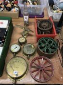 Various gauges etc.