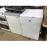 A Zanussi freezer and a fridge