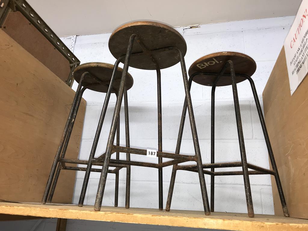 Three stools