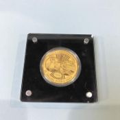 A 20 dollar double eagle coin .999, weight 0.5grams