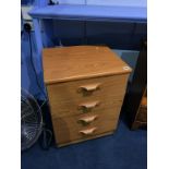 A modern chest of drawers