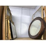 Various pictures and mirrors