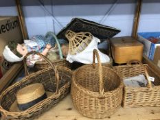 Various baskets etc.