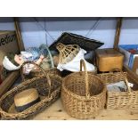 Various baskets etc.