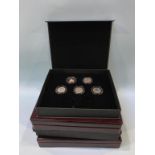 Coins; A set of Diamond Jubilee, two Queens full sets, a boxed set, 1953 Coronation set, a cased set