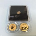Three gold coins, weight 6.8grams