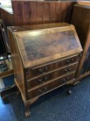 A walnut bureau