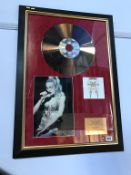 Autograph CD disc, 'Madonna The Immaculate Collection', 1990