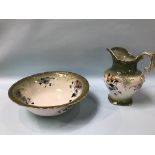 A Maling CTM wash bowl and a jug