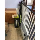 Various cordless vacuums and a heater etc.