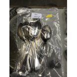 A bag of Georgian silver spoons, 4oz
