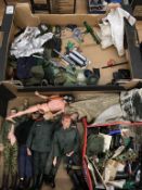 A quantity of Action Man figures and accessories