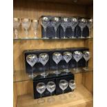 A quantity of Stuart crystal glassware
