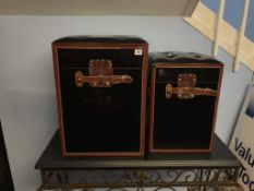 Two luggage stools