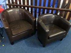 Two tub chairs
