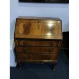 A mahogany bureau