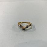 An 18ct gold ring, 3.2g