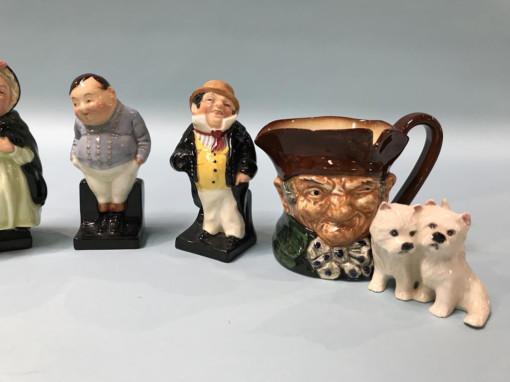 A collection of Royal Doulton character jugs, Dickens figures etc. - Image 3 of 4