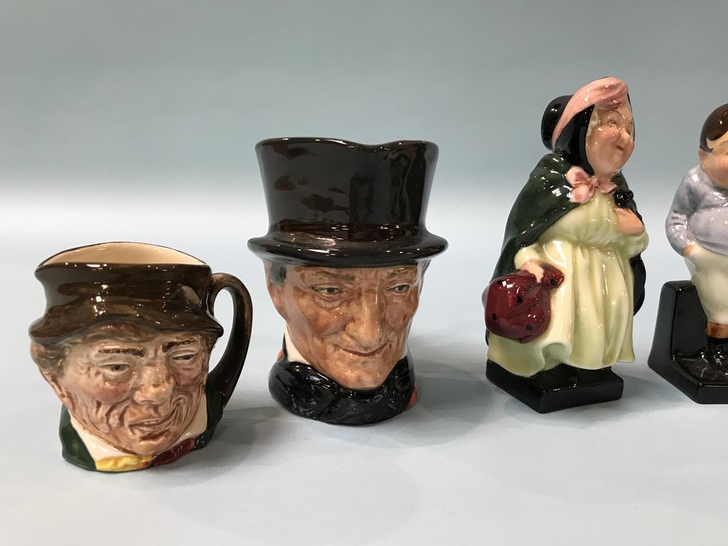 A collection of Royal Doulton character jugs, Dickens figures etc. - Image 2 of 4