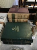 Three volumes, National Gazette and two volumes Websters dictionary