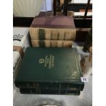 Three volumes, National Gazette and two volumes Websters dictionary