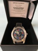 A boxed 75th Anniversary Battle of Britain wristwatch