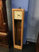 A gents electric regulator wall clock