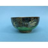 A Wedgwood Fairyland lustre Marston bowl, 'Leap Frogging Elves', pattern no. Z4968, by Daisy
