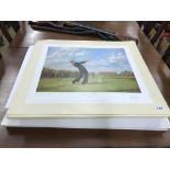 A large quantity of prints, some signed by Gary Player