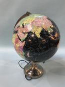 A globe lamp