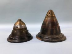 Two artillery heads