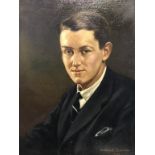 Winfred Boynton, oil, signed, dated 1940, 'On Active Service', (Arnold Boynton Hull, lost at sea